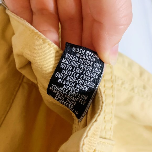 Vanilla Star Yellow Shorts With Tie Size 9 - Picture 5 of 6